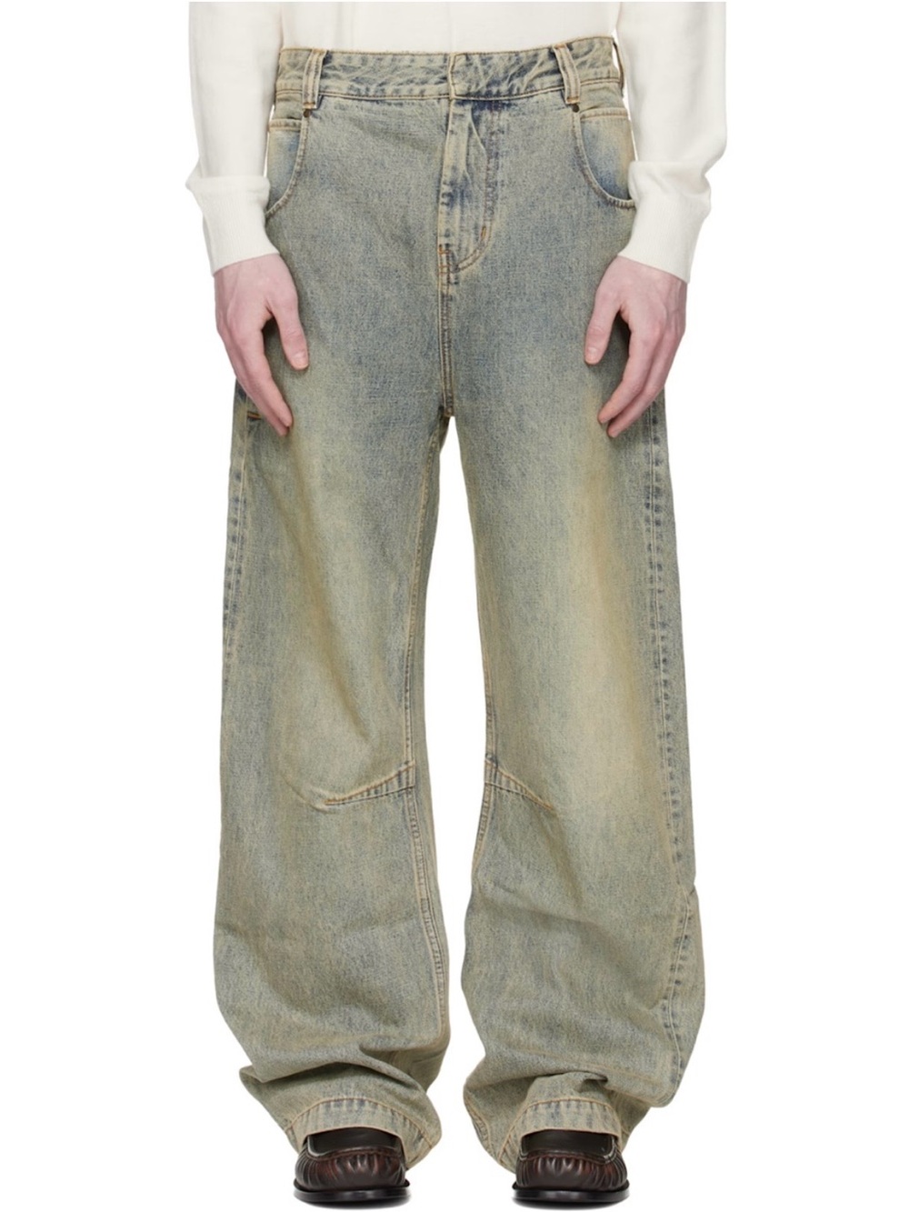 Entire Studios Gem Jeans In Surface Wave - Size M